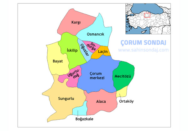 çorum sondaj